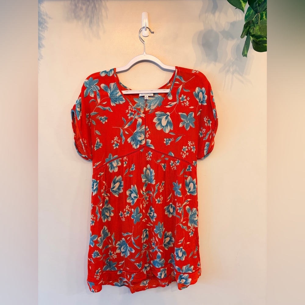 PATRONS OF PEACE Crinkle Mini Dress/Tunic